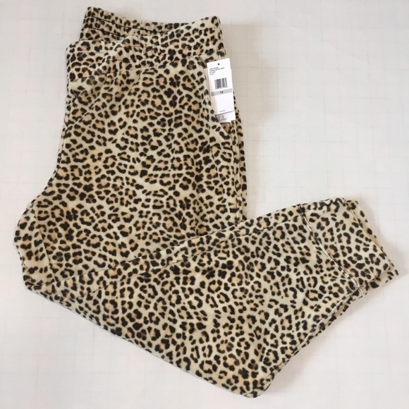 Jessica Simpson Brown Tan Snow Washed Floral Pull on Cropped Ankle Sweatpants - Picture 13 of 14